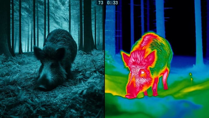 how thermal works for night hunters